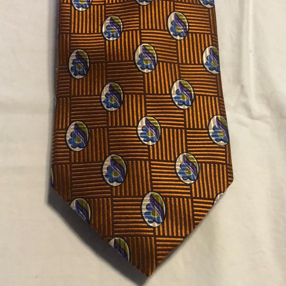 Jos. A. Bank Limited Edition orange silk tie